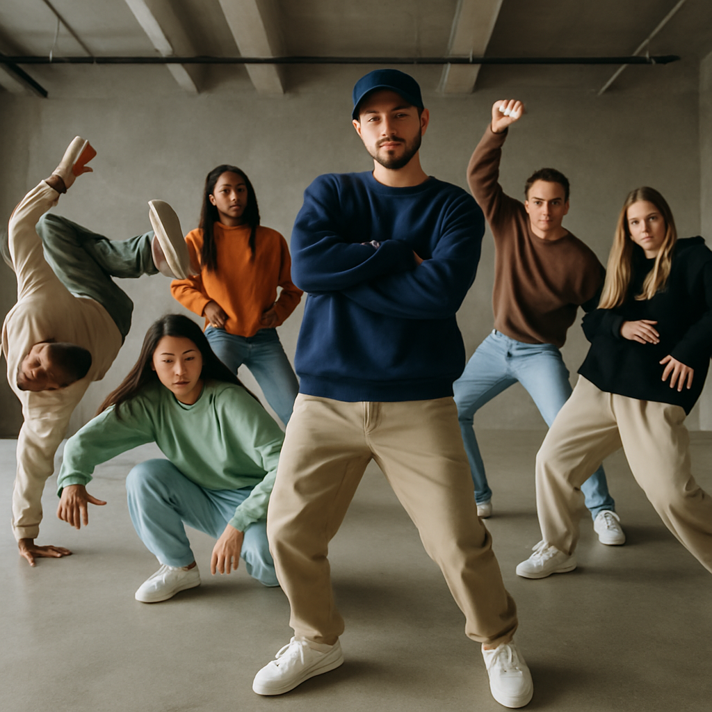 Groupe de danseurs Hip Hop